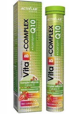 ActivLab Pharma Vita B-Complex + Q10, 20 Brausetabletten