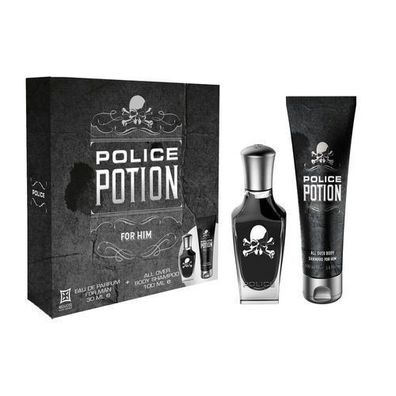 Police Potion For Him Duftset, EdP 30ml + Duschgel 100ml