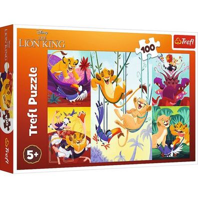 Trefl Puzzle 100 Teile Disney Der Tapfere Löwe