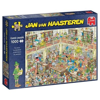 Jan van Haasteren Puzzle 1000 Teile Bibliothek Jumbo