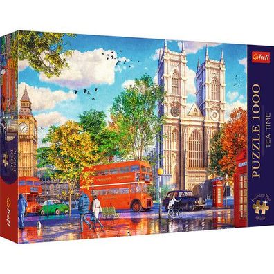 Puzzle Premium Plus Tea Time: London 1000 Teile Trefl