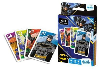 Batman Kartenspiel 4-in-1 Shuffle von Cartamundi