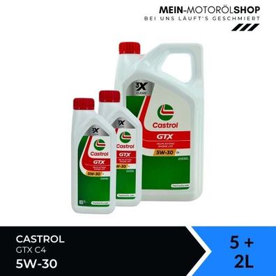 Castrol GTX 5W-30 C4 5 + 2 Liter