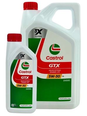 Castrol GTX 5W-30 C4 5 + 1 Liter