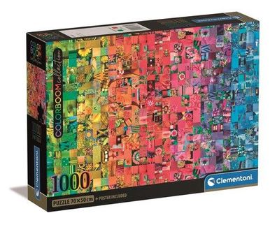 Clementoni Puzzle 1000 Teile Bunte Quadrate