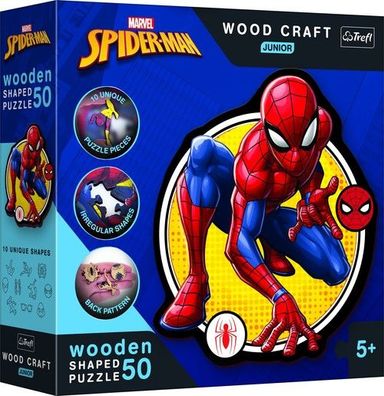 Trefl Holzpuzzle Spiderman Kraft 50 Teile