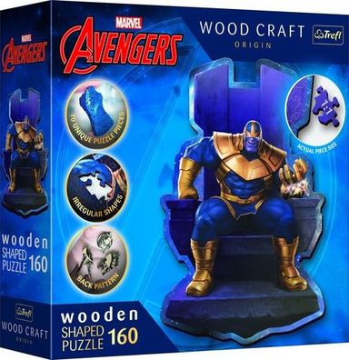 Trefl Puzzle Holz Avengers Thanos 160-tlg