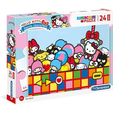 Clementoni Maxi Puzzle Hello Kitty, 24 Teile