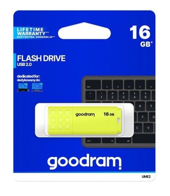 Goodram Pendrive UME2 16GB USB 2.0 Gelb