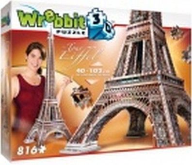 Wrebbit 3D-Puzzle Eiffelturm 816 Teile