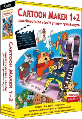 Cartoon Maker 1 + 2 Animationsstudio DVD-ROM Avalon