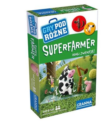 Superfarmer Mini-Reisespiel Granna, 2-6 Spieler, ab 6 J