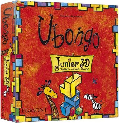 Ubongo Junior 3D, Egmont, 50 Aufgaben, 32 Teile