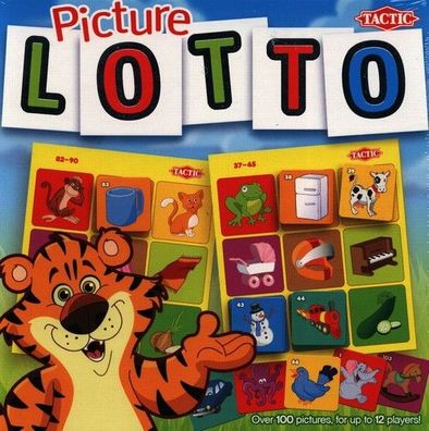 Picture Lotto von Tactic, 2-12 Spieler, ab 3 Jahren