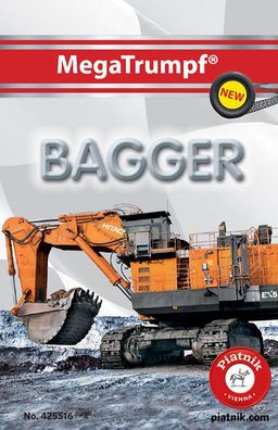 Quartett Spiel "Bagger" Piatnik 32 Karten