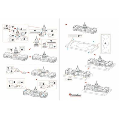 METAL EARTH 3D-Puzzle Kapitol