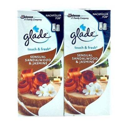 Glade Touch & Fresh Nachfüllung Sandelholz & Jasmin 2x10ml