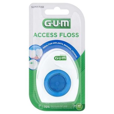 Sunstar GUM, Access Floss, NiÄ? do przestrzeni miÄ?dzyzÄ?bowych 3200, 50 sztuk