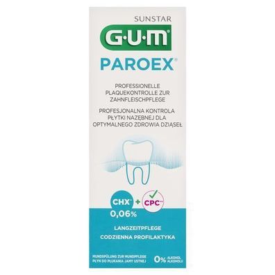 Paroex Sunstar GUM Antiseptische Mundspélung 0,06% CHX, 500 ml