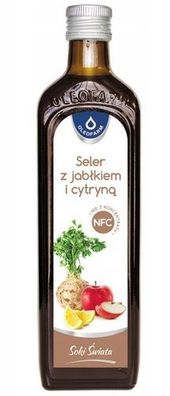 Oleofarm Sellerie-Apfel-Zitrone Saft 100% NFC 490ml