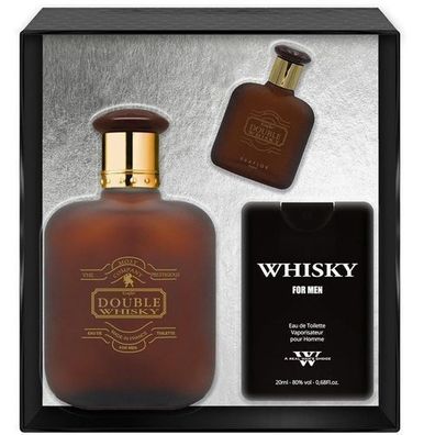 Evaflor Double Whisky Eau de Toilette Set 100ml + 30ml