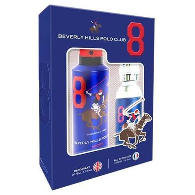 Beverly Hills Polo Club Men Sport Eight Set 100ml+175ml