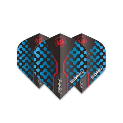 Flights Winmau Prism Zeta Black, Blue & Red - 6915.307