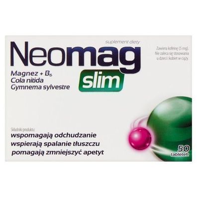 Neomag Slim, 50 Tabletten, Diät Supplement