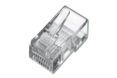 A-MO 8/8 SR Modular Stecker, für Rundkabel, 8P8C ungeschirmt