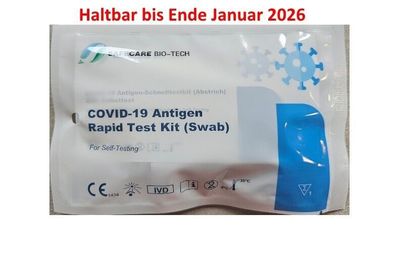 Coronatest Corona Covid-19 Safecare Schnelltest BioTech 01/2026 Covid-teste