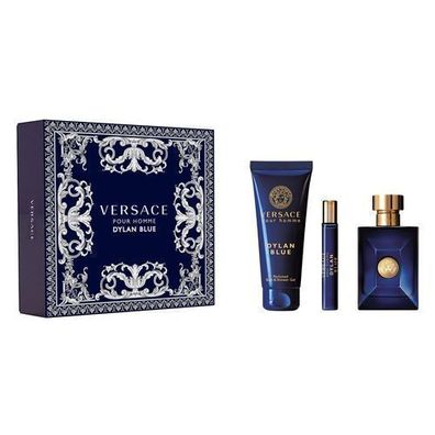 Versace Pour Homme Dylan Blue Set - Eau de Toilette 100ml + 10ml + Duschgel 150ml