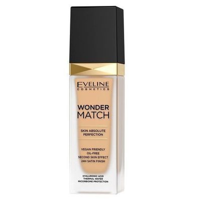 Eveline Wonder Match Foundation 20 Medium Beige, 30 ml