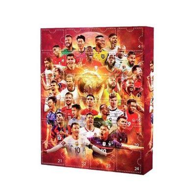 Adventskalender zur Fußballweltmeisterschaft 2024. Blindbox für den WM-Adventskalende