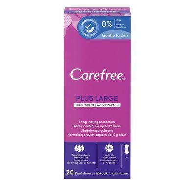 Carefree Plus Large Hygiene-Einlagen Frischer Duft 20 Stk