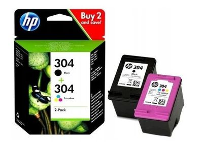 HP Ink 304 Combo 2-Pack 3JB05AE für Drucker