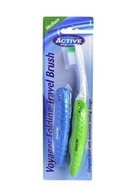 Active Oral Care Reisezahnbürsten Mittel, 2 Stück