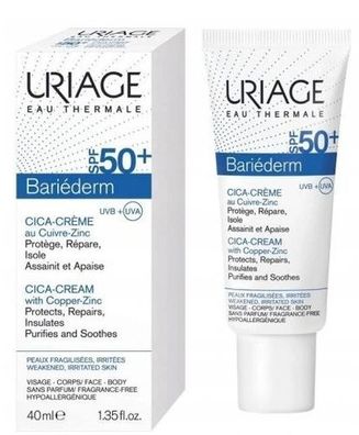 Uriage Bariederm Cica Creme SPF50+ 40ml