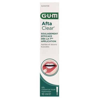 Sunstar GUM Afta Clear Gel 2400, 10 ml, Medizin