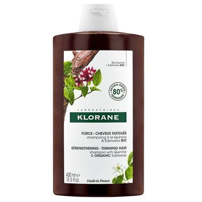 Klorane Chininszampoo mit Edelweiß, 400 ml