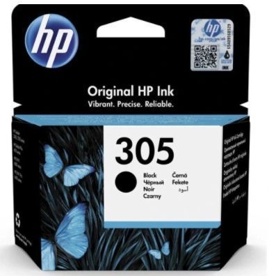 HP Druckerpatrone 305 Schwarz - Hohe Kapazität