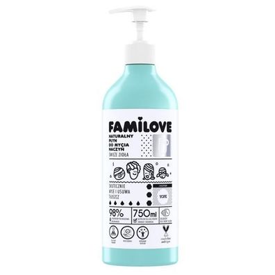 Yope Familove Natürlicher Geschirrspülreiniger 750ml - Sicher für Familie & Umwelt