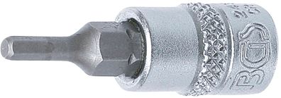Bit-Einsatz | Antrieb Innenvierkant 6,3 mm (1/4") | Innensechskant 3 mm BGS