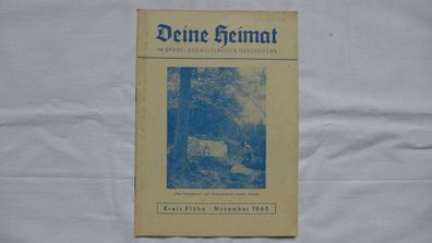 Deine Heimat, November 1960, Flöha Heimatgeschichte Sachsen
