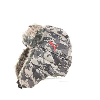 Puma Downey Trapper Hat Russenmütze Fliegermütze Grau Gr. S/M 84293102