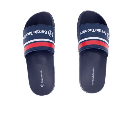 Sergio Tacchini Portofino Navy Red Slipper Badelatschen