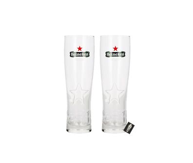 Heineken Glas 2er-Set Gläser geeicht: 0,4l