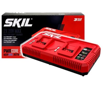 Skil Doppelladegerät 20V 3132 AA 6.0A