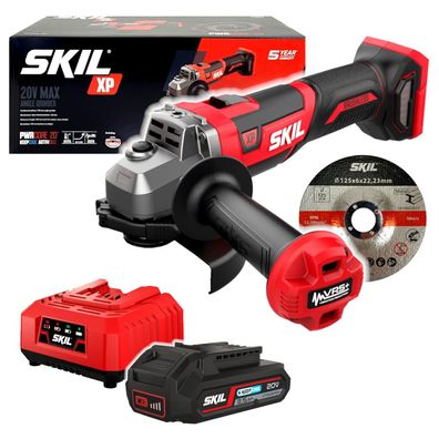 Skil 20V 3930 CC 125mm Akku-Winkelschleifer (1x2.5Ah Karton)