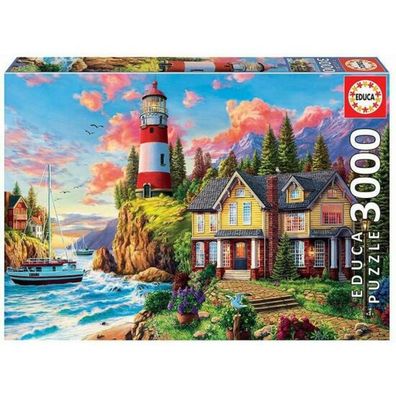 EDUCA Leuchtturm Puzzle 3000 Teile