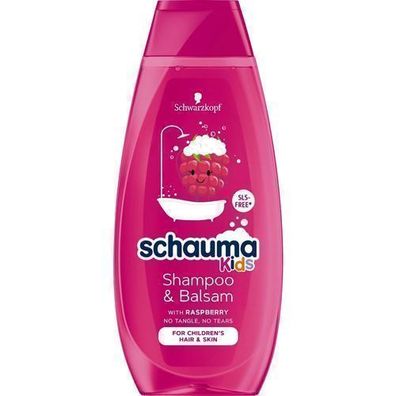 Schauma Kids Shampoo & Conditioner mit Himbeerextrakt, 400ml